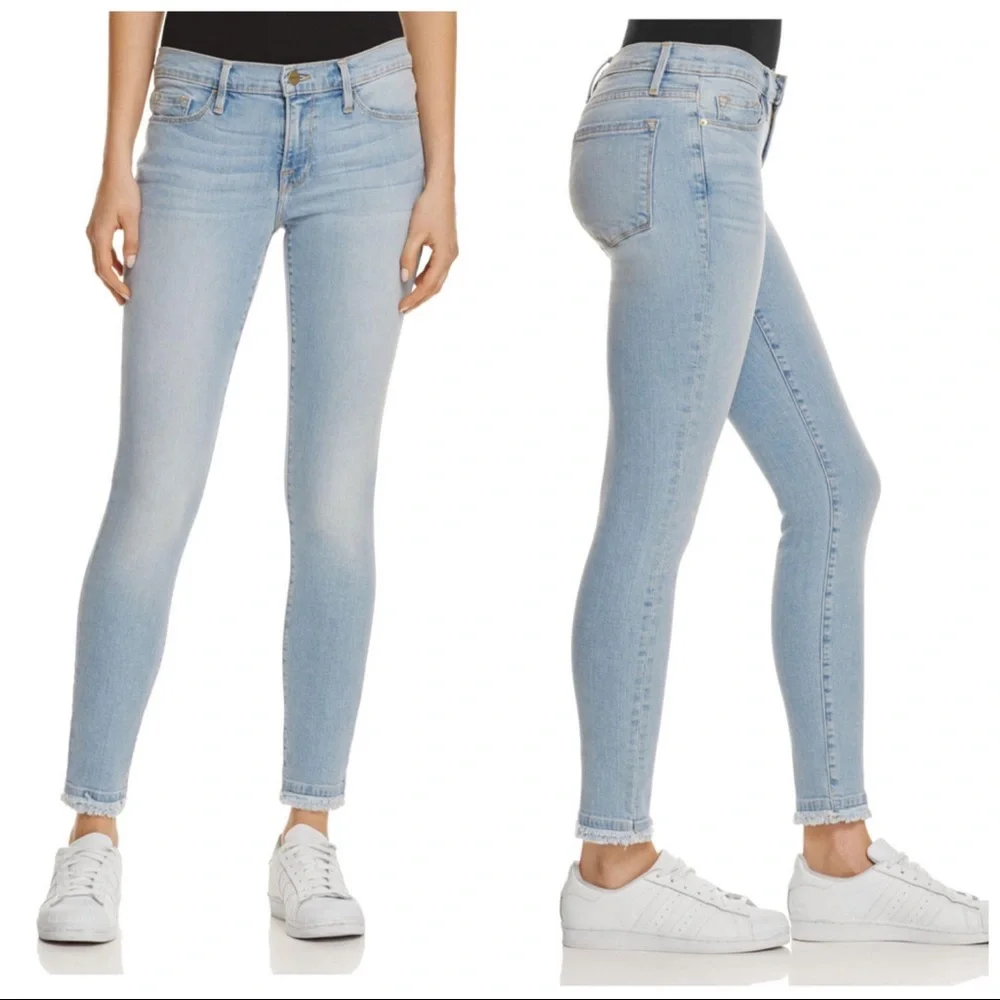 Frame Le Skinny De Jeanne Crop - Picture 2 of 10